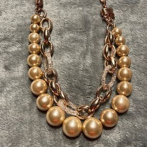 Carol Dauplaise double lower strand necklace